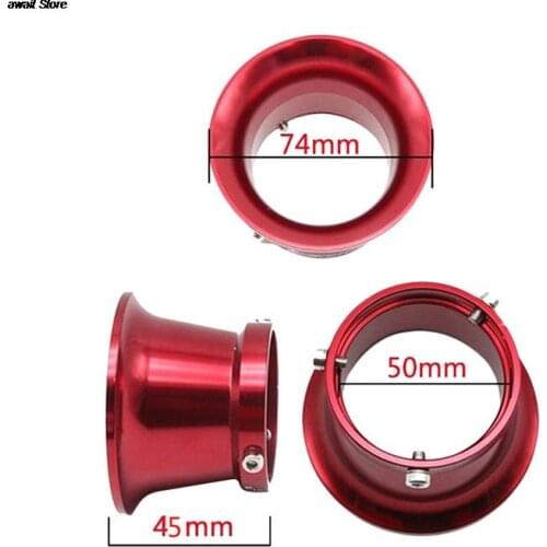 1PC Universal Motorcycle Carburetor Refit Cone Cup Aluminium Alloy Air Filter Interface Cup Wind Cup 50mm
