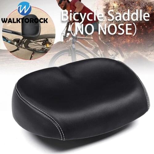 Bicycle Saddle Cycling Big Bum Wide Saddle Seat Road MTB Mountain Bike Noseless Soft Pad Comfort Cushion Cycling Bicycle Parts