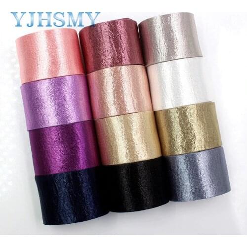 YJHSMY G-181006-1336,38mm,2yards Soft cloth imitation gold wire ribbons,wedding accessories,gift packaging DIY materials