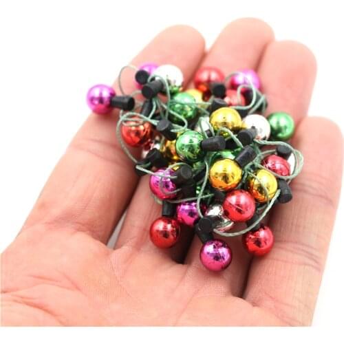 1/12 Scale 1 String Of Fake Lights Christmas Good Decoration doll house Miniature Furniture Accessories String Lights