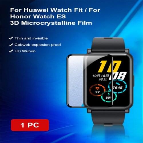 1 Pc 3D Curved Clear Soft Protective Film For Huawei Honor Watch ES/Fit Full Screen Coverage Protector Film Cover For Smartwatch