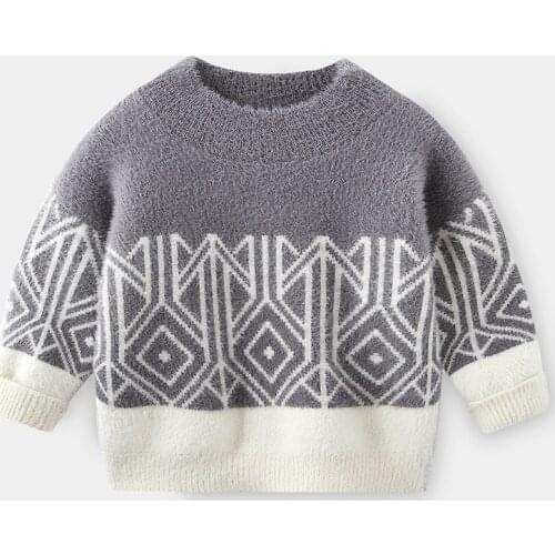 2020 Autumn Toddler Boys Sweaters Kids O-Neck Full Casual Sweater for Boy 3-8 Y Child Outerwear Kids Clothing High Quality Tops