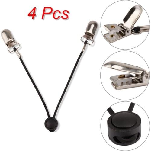 4x 16-30cm Bed Sheet Grippers Suspenders HolderPolyester Straps Clips Fasteners