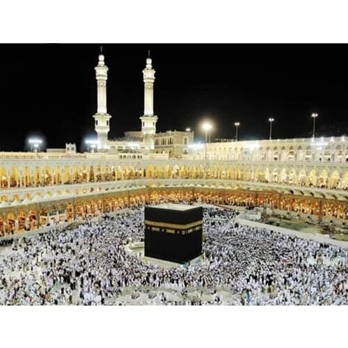 5D Diamond Painting Full Square Handicraft Diamond Mosaic Mosque Embroidery Religion Islamism Home Decoration