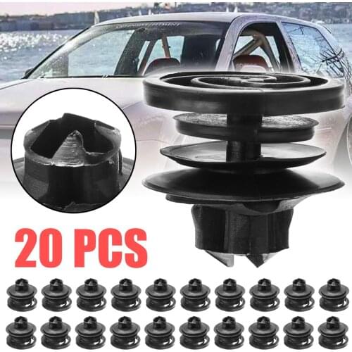 Auto Fastener & Clip 20pcs Plastic Interior Door Card Trim Panel Clips For V-W G-OLF M-K4 P-ASSAT B-ORA 3B0868243