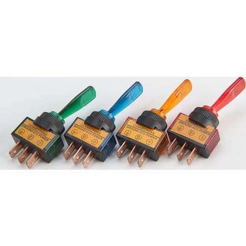 Automotive Toggle Switch 3 Pin ON-OFF with Lamp 12V 20A Led Light