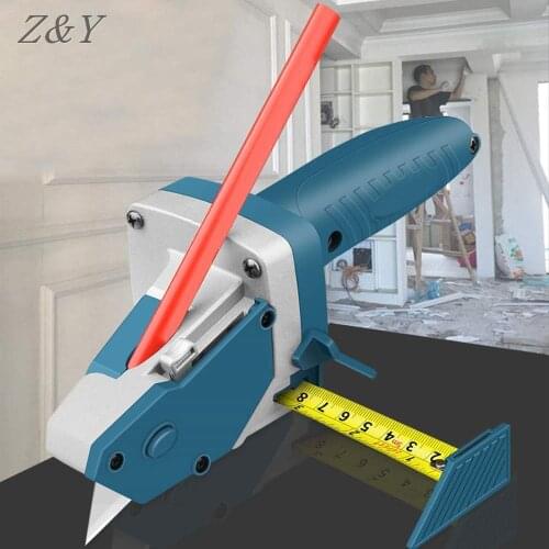 Plasterboard Edger Gypsum Board Cutter Scriber Drywall Automatic Cutting Artifact Cutter Tool Scale Home Woodworking Hand Tools