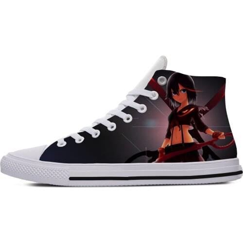 2019 Hot Cool Fashion Funny Summer Sneakers Handiness Casual Shoes For Men Women 3D Print Anime kawaii Ryuko Matoi Kill la Kill