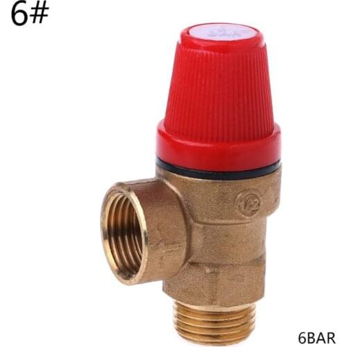 Brass Safety Valve Drain Relief Swithch For Solar Water Heater Inner&Outer Wire
