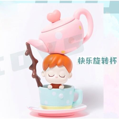 Trendy toys authentic HEIFEN four-generation balloon brother amusement park series blind box cute ornaments Christmas gifts