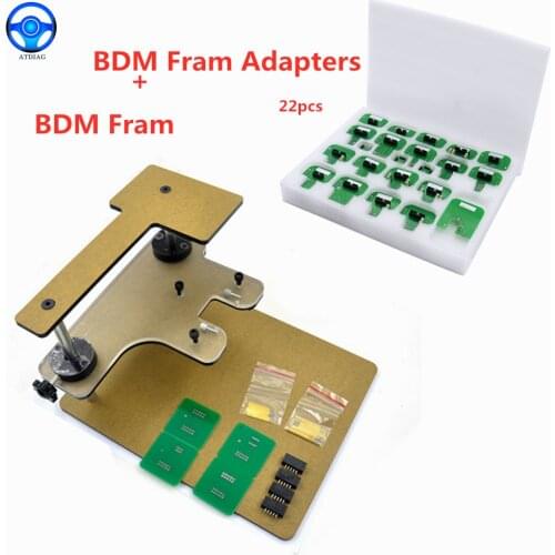 New BDM Frame With Full Adapters For FGTECH V54 BDM Frame Full Sets ECU Proframmer + 22pcs BDM Adapters Lowest Price