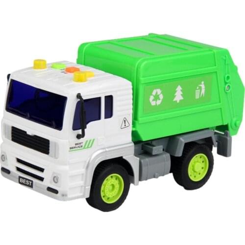 New High Quality New Sanitation Truck Toy Model Educational Durable Car Model For Kids Car Vehicle Toy Truck Toys For Boys Child