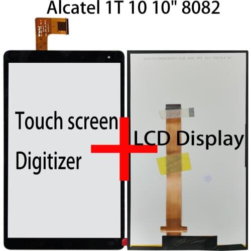 New 10inch Lcd Display+Touch Digitizer For Alcatel 1T 10 10" 8082 Alcatel ONETOUCH Pixi 3 (10) 8082 Touch panel Glass Sensor