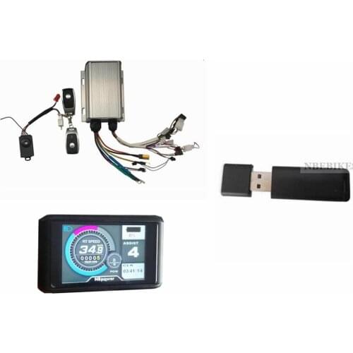 Update MQCON SVMC72 72V 45A E-bike Motor Controller Kits with NEW UKC1 Display and Alarm &Lock &Bluetooth