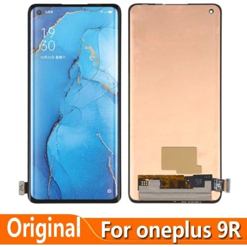 Original 6.55" For Oneplus 9R LE2101 LE2100 LCD Display Touch Digitizer Sensor Assembly Replacement Parts