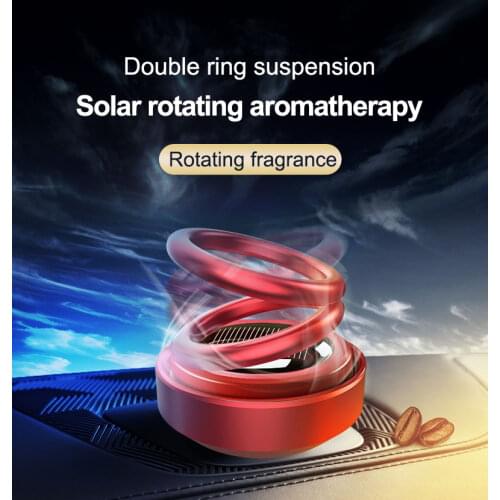 Car Air Freshener, New Solar Auto Rotation Car Perfume, Aromatherapy, Car Interior, Individual Creativity, Air Freshener