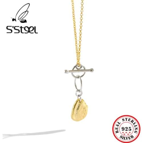 SSTEEL 925 Sterling Silver Pendants Necklaces Statement Necklace Regalos Para Mujer Luxury Designer Jewelry For Women Sieraden