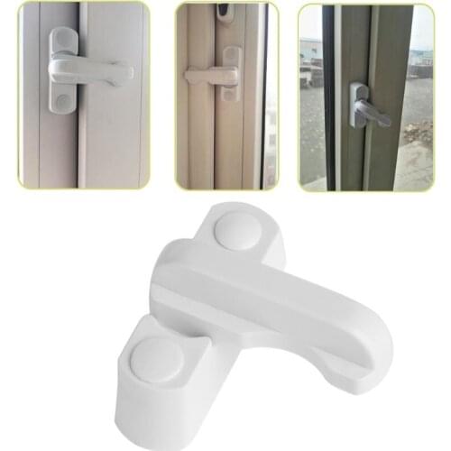Plastic+Stainless Steel+Zinc Alloy UPVC Child Safe Window Door Sash Lock Safety Lever Handle Sweep Latch