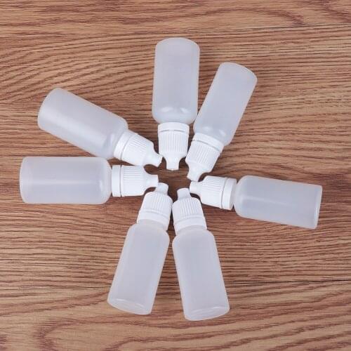 5/10/15/20/50/100ml DIY Empty Plastic Squeeze Bottle Eye Dropper Liquid Sample Bottle Craft Tool Glue Applicator Paper Quilling