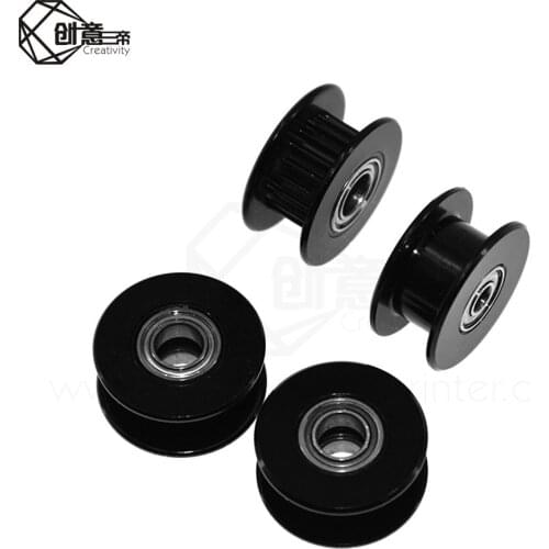GT2 Idler Timing Pulley 16/20 Tooth Wheel Bore 3/5mm Aluminium Gear Teeth Width 6mm 3D Printers Parts For Reprap Part