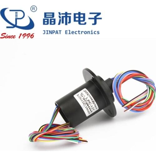 Low Torque Slip Ring With 12 Circuits Capsule Slip Ring , Low Contact Resistance And Smooth Rotation For Automatic Arm