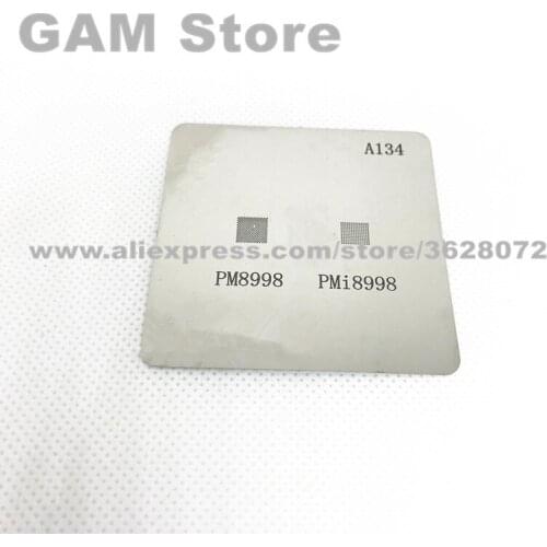 PM8998 PMI8998 BGA Stencil For Samsung S8 S8+ Edge Power IC PM Chip Reball PinS Soldering BGA Direct Heating Template A134