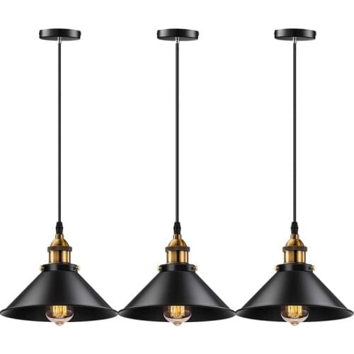 Vintage Pendant Light Loft Retro Chandelier Lamp E27 Base Industrial Hanging light Edison Home Lighting for Living Room