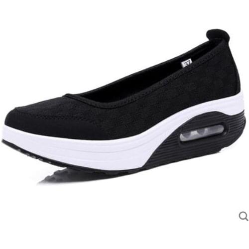 New Summer Womens Fashion Casual Running Shoes Women Sneakers Weave Mesh Fabric Comfortable Flats Shoes Platform womens sandals