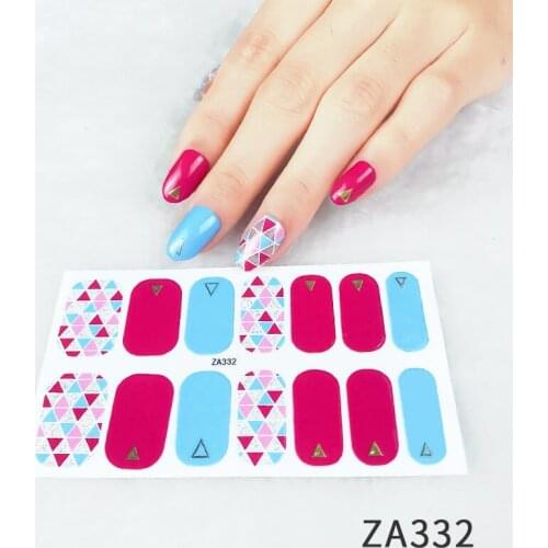 14 Stickers Christmas Snowflake Pattern Line French Style Retro Style Full Coverage DIY Flower Pattern Bronzing Nail Stickers