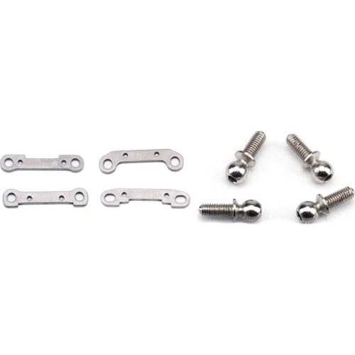 144001-1337 Ball Head Screw for Wltoys 144001 1/14 & 144001-1305 144001-1306 Front & Rear Swing Arm Reinforcement Kits