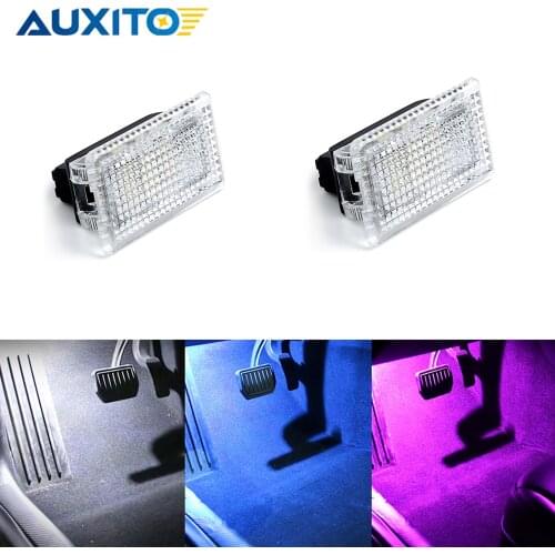 1/2/4/8Pcs Ultra Bright LED Light Bulbs Kit Trunk Frunk Light For Tesla Model X S 3 Easy Plug Replacement LED Interior Lamp Bulb