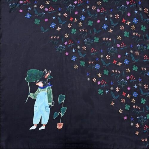 2020 70x70 wolf comic Multipurpose women Silk twill scarf Satin square tie Hairband ladies foulard femme towel bufanda shawl