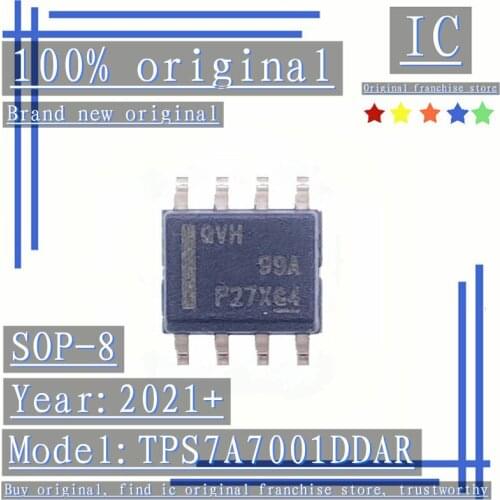 2021+100% Brand new original 5PCS-50PCS TPS7A7001DDAR QVH SOP-8 DDA low dropout voltage regulator IC chip