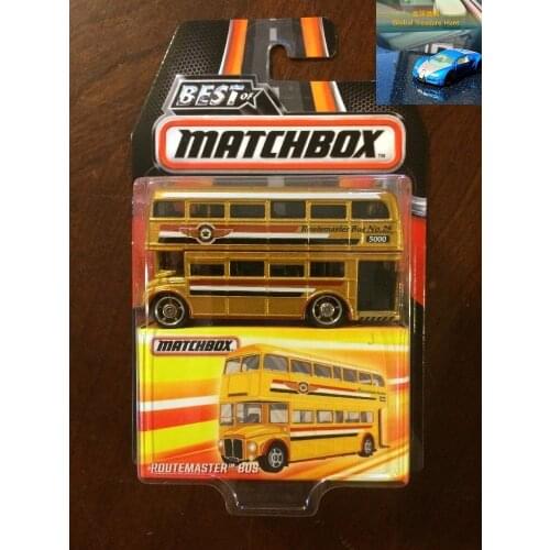 Matchbox cars 1:64 Best of series Rountemaster Bus NO.28 rubber tire Limited edition collection of car model