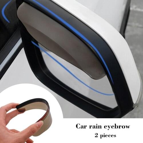 Car Rear View Mirror Sticker Rain Eyebrow Auto Side Mirror Rain Board Shield Sunshade Snow Guard Protector Cover