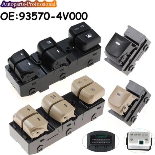 Car Electric Power Window Master Switch For Hyundai 2012-2016 Elantra Lang Move 935704V000 935804V000 93570-4V000 93580-4V000