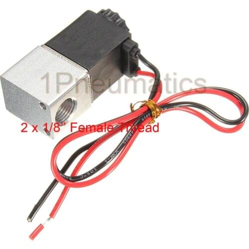 Free shipping Normally Closed Solenoid valve 2V025-06 12V DC 1/8" Wire High Qulity for Water Air Gas