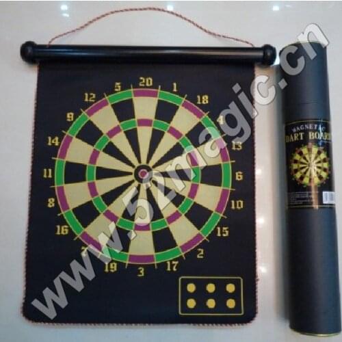Magnetic Dart Board (Dart game) Magic Tricks Magician Close Up Stage Gimmick Props Illusion Comedy Card Prediction Magia