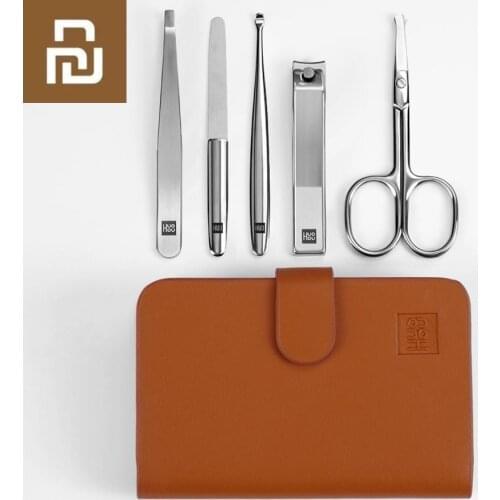 Xiaomi Youpin Huohou Manicure Nail Clippers Pedicure Set Portable Travel Hygiene Kit Stainless Steel Nail Cutter Tool Set