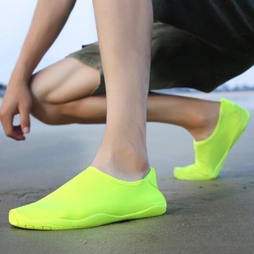 Men Aqua Shoes Barefoot Shoes Wading Shoes Sports Upstream Solid Color Quick-drying Beach Pink White Comfortable Hiking Sport