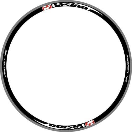 MENTRON 40 Wheel Stickers Reflective Waterproof Rims Decals Sticker For 40mm Rim Depth Bicycle Bike TWO WHEELS