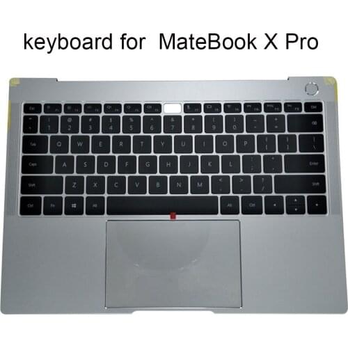 New English keyboard backlight for Huawei MateBook X Pro MACH-W19 W19C W29BL W29 W29C US qwerty keyboards touchpad upper case