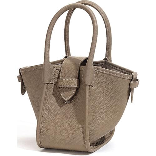 New 100% Leather Handbags Luxury Brand Designer Handbags Leather Bucket Shoulder Bag Wings Bag Fashion Handbags Mini Handbag