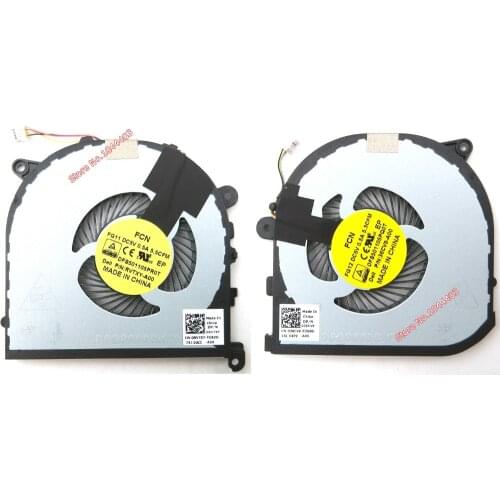 New Laptop CPU Cooling Fan for Dell XPS 15 9550 Series CPU & GPU Cooling Fan DFS501105PR0T DFS501105PQ0T 0RVTXY 036CV9 L+R