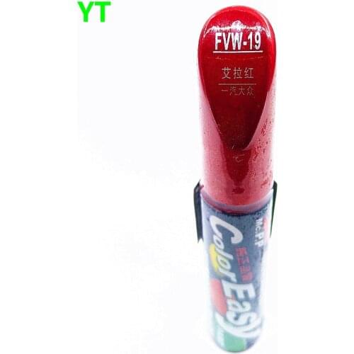 Car scratch repair pen, auto painting pen red color for volkswagen polo golf 6,7 touran passat tiguan CC ,car painting pen