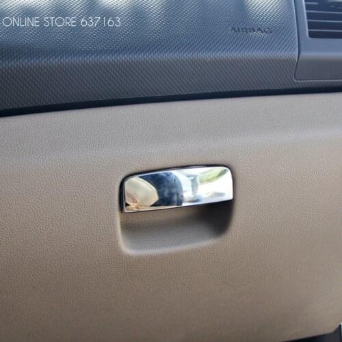 Car Interior Glovebox Handle Decoration For Hyundai Solaris Accent 2012 2013 2014 2015 Car Styling