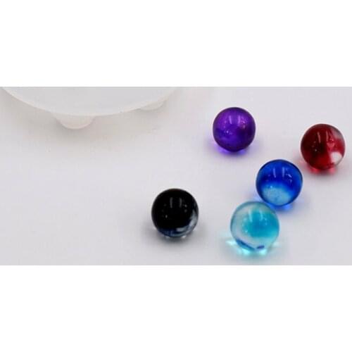 Ball Shape Silicone Necklace Pendant Jewelry Mold Casting Making DIY Resin Craft F3MF