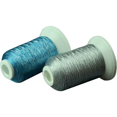Simthread Copper Color /Gold color Black Silver Metallic embroidery thread 500m each