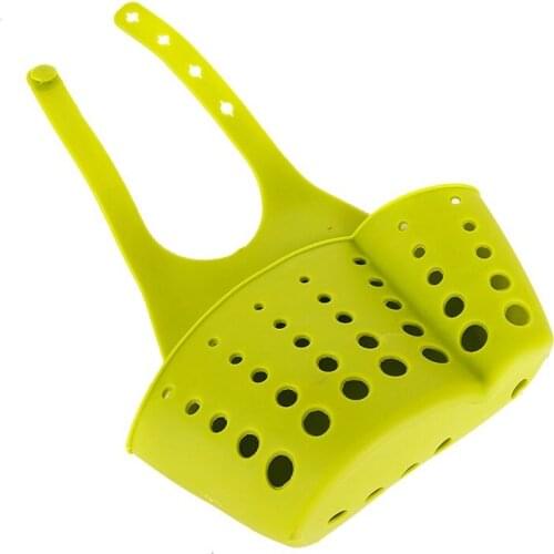 Kitchen Bathroom Sink drain rack Sponge storage hanging basket PVC Shelving Drain Faucet Storage Pail shelf 4 Colors ZP073017