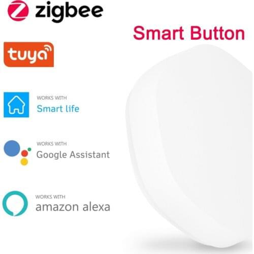 Tuya Zigbee 3.0 Smart Button Wireless Smart Switch Button Control Multi-scene Linkage Smart Switch Work With Alexa Google Home